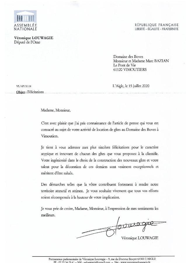 Gite Insolite "Le Coup De Foudre" Sa Vue Panoramique Vimoutiers Exterior photo