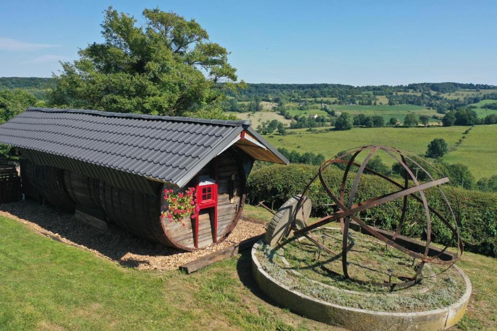 Gite Insolite "Le Coup De Foudre" Sa Vue Panoramique Vimoutiers Exterior photo
